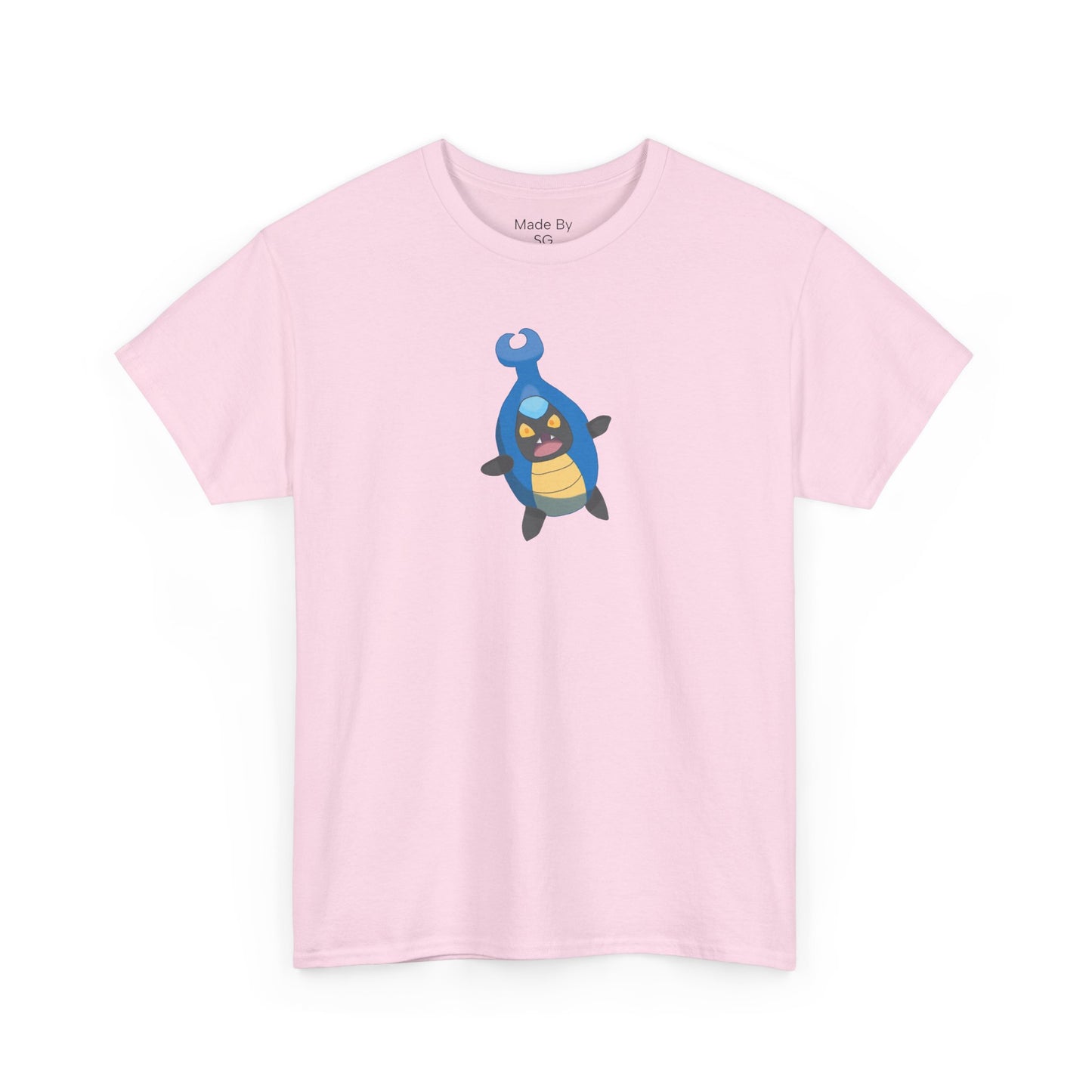 Cute Blue Beetle Bug Graphic Unisex Heavy Cotton Tee - Perfect for Bug Lovers