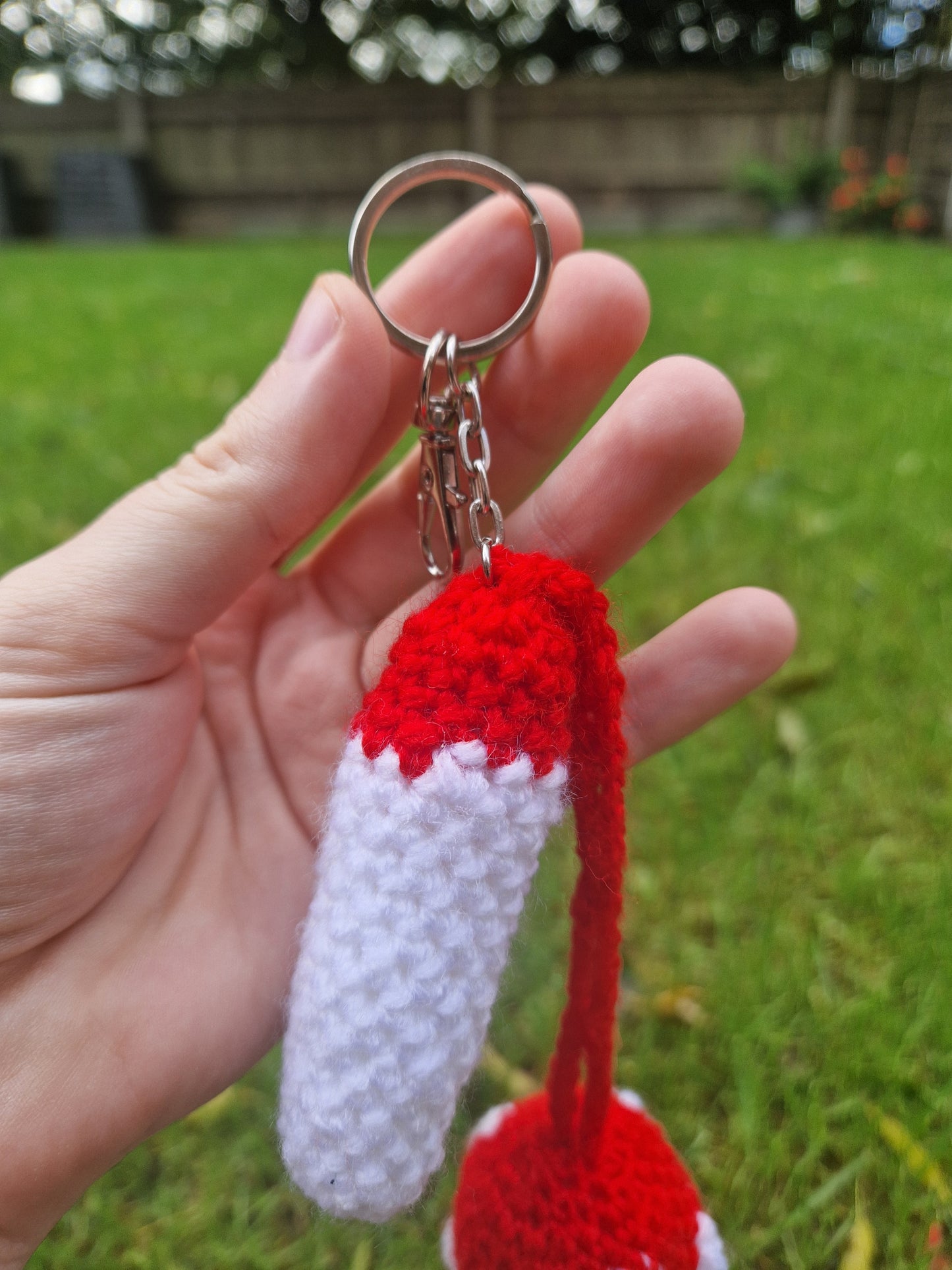 Red Mushroom Weapon Keyrings - Choose Your Perfect Weapon!
