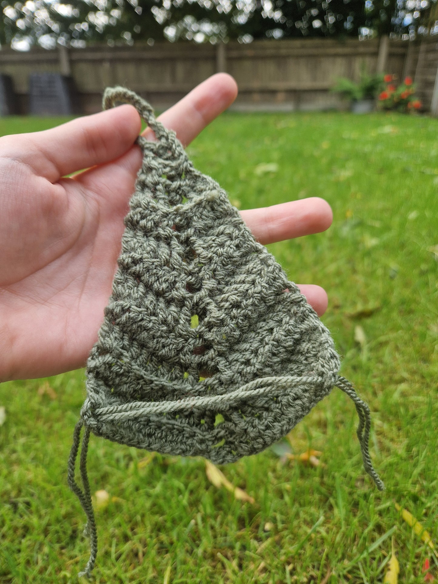 Crochet Leaf Shaped Lace Up Gauntlets PAIR