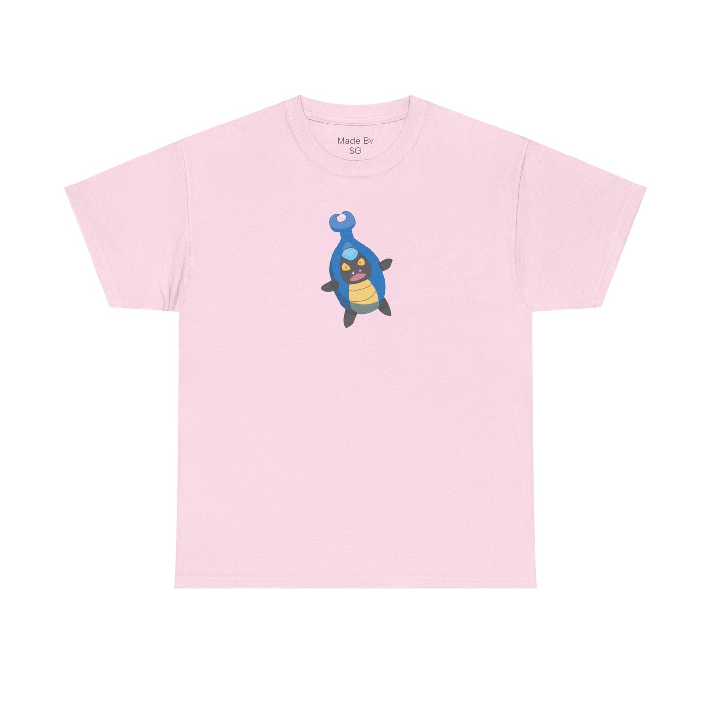 Cute Blue Beetle Bug Graphic Unisex Heavy Cotton Tee - Perfect for Bug Lovers