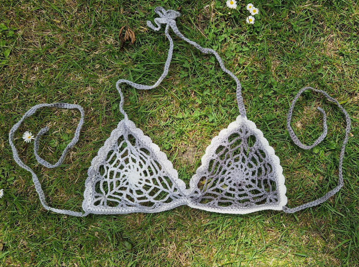 Crochet Spiderweb Bra L