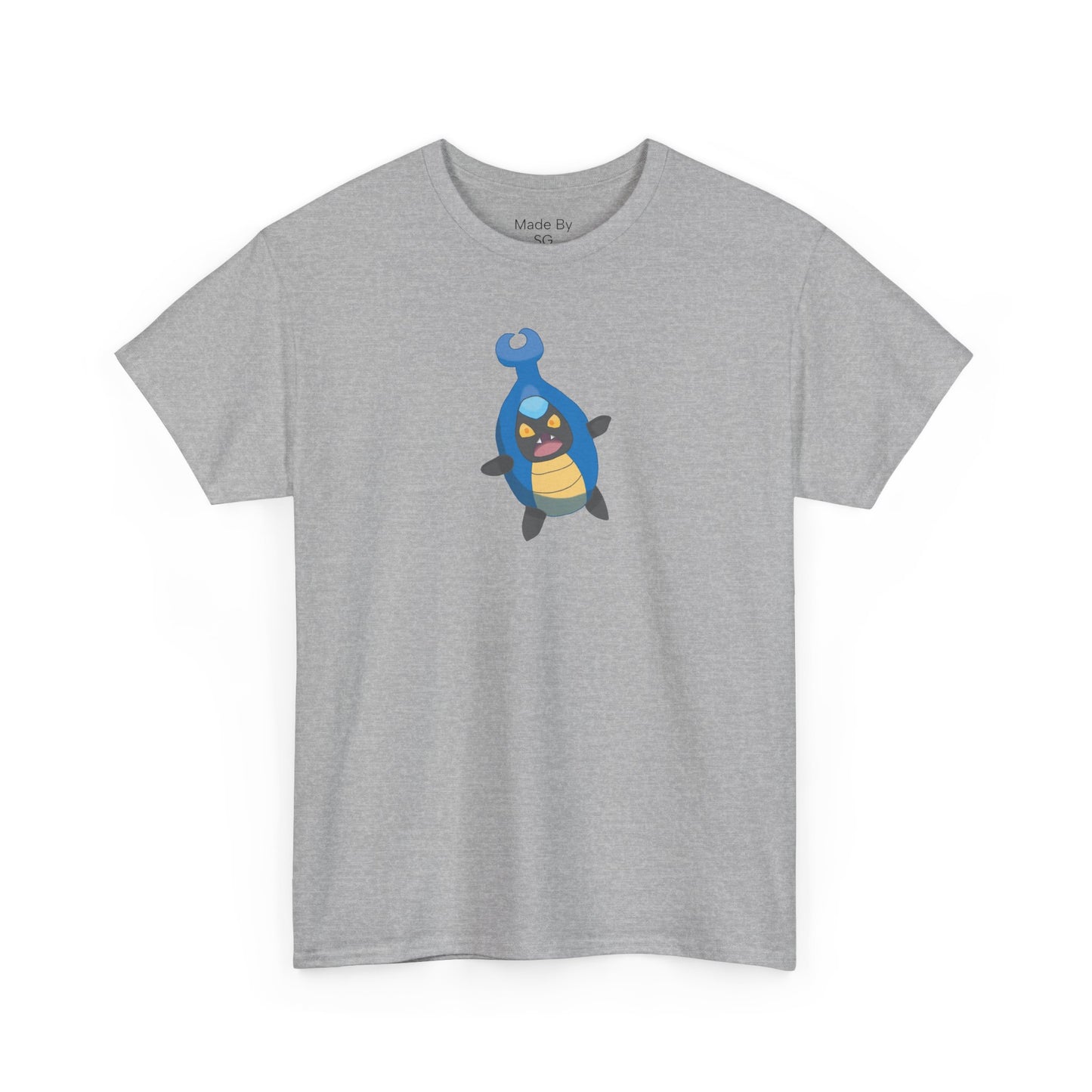 Cute Blue Beetle Bug Graphic Unisex Heavy Cotton Tee - Perfect for Bug Lovers