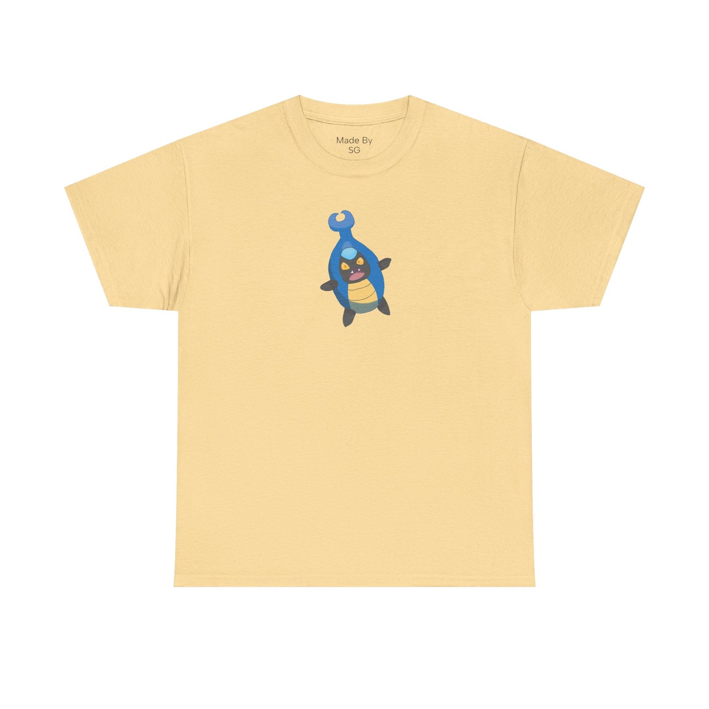 Cute Blue Beetle Bug Graphic Unisex Heavy Cotton Tee - Perfect for Bug Lovers