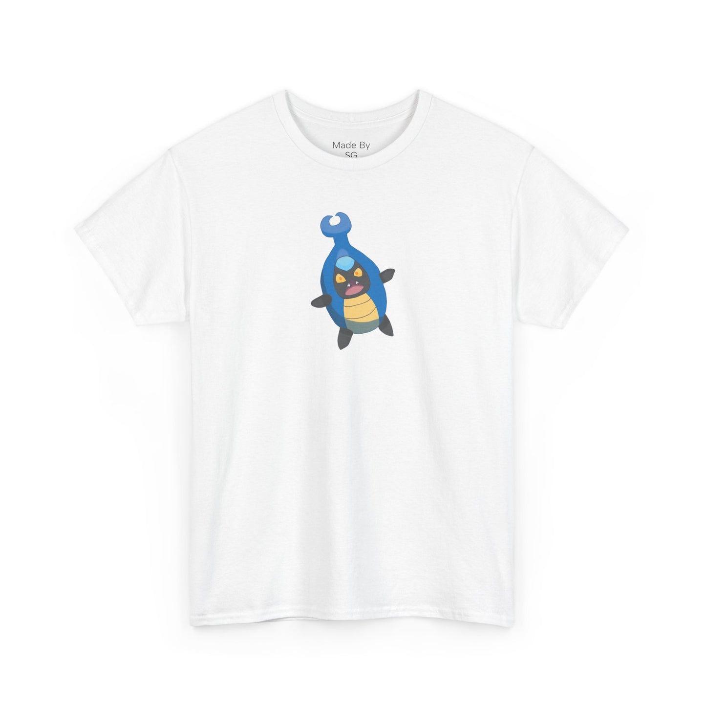 Cute Blue Beetle Bug Graphic Unisex Heavy Cotton Tee - Perfect for Bug Lovers