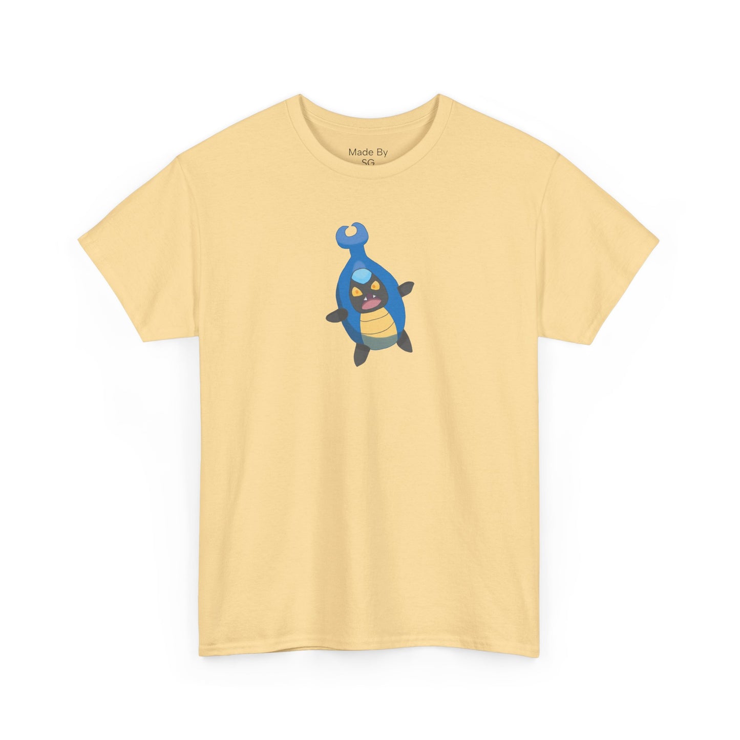 Cute Blue Beetle Bug Graphic Unisex Heavy Cotton Tee - Perfect for Bug Lovers