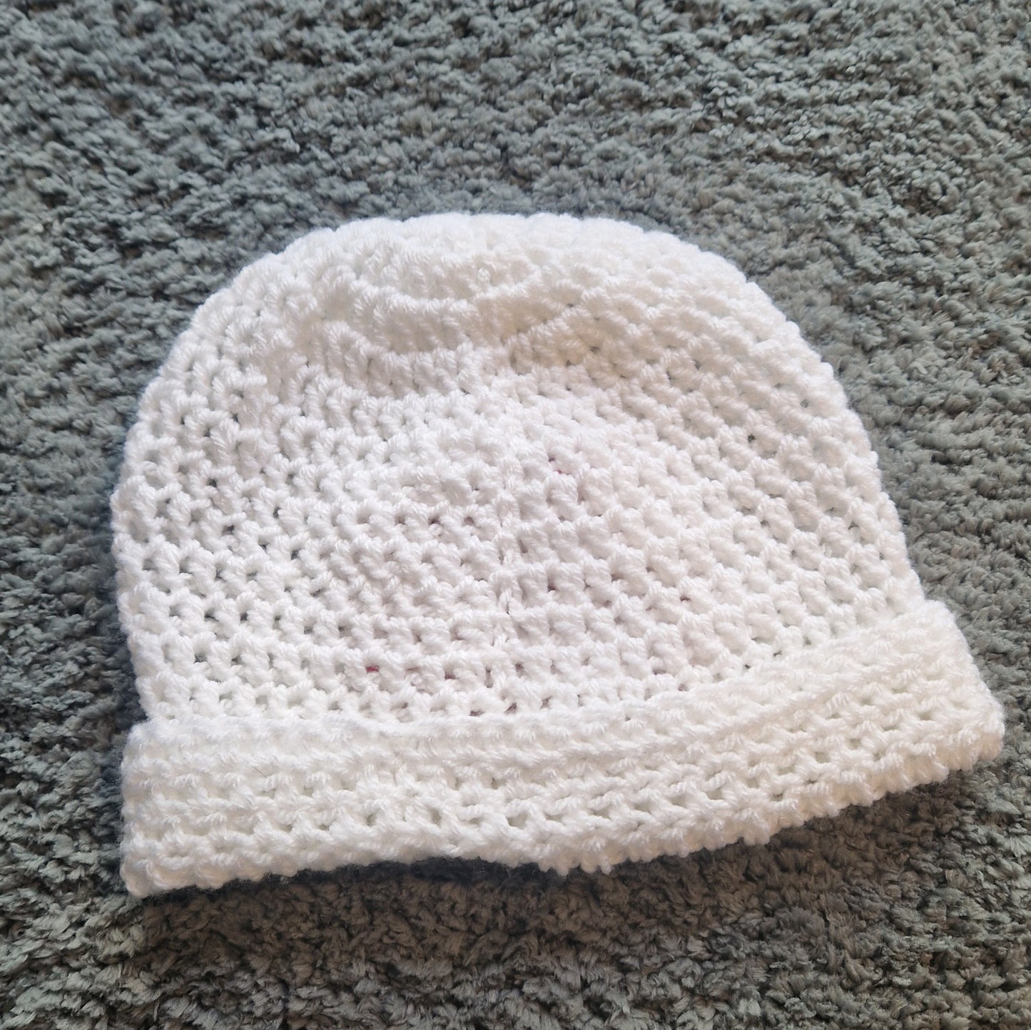 Crochet Cosplay White x Pink Pokeball Dawn Hat Inspired By Pokemon