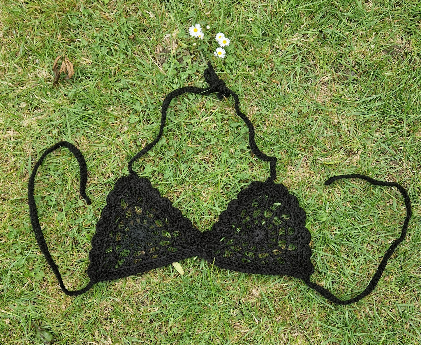 Crochet Spiderweb Bra XS