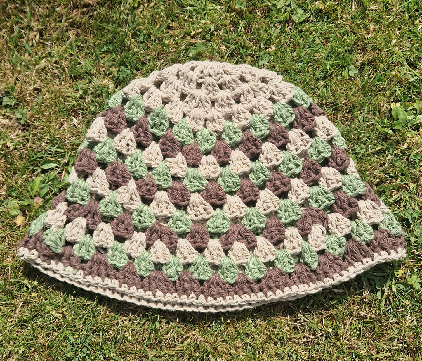 100% Cotton Crochet Summer Bucket Hat