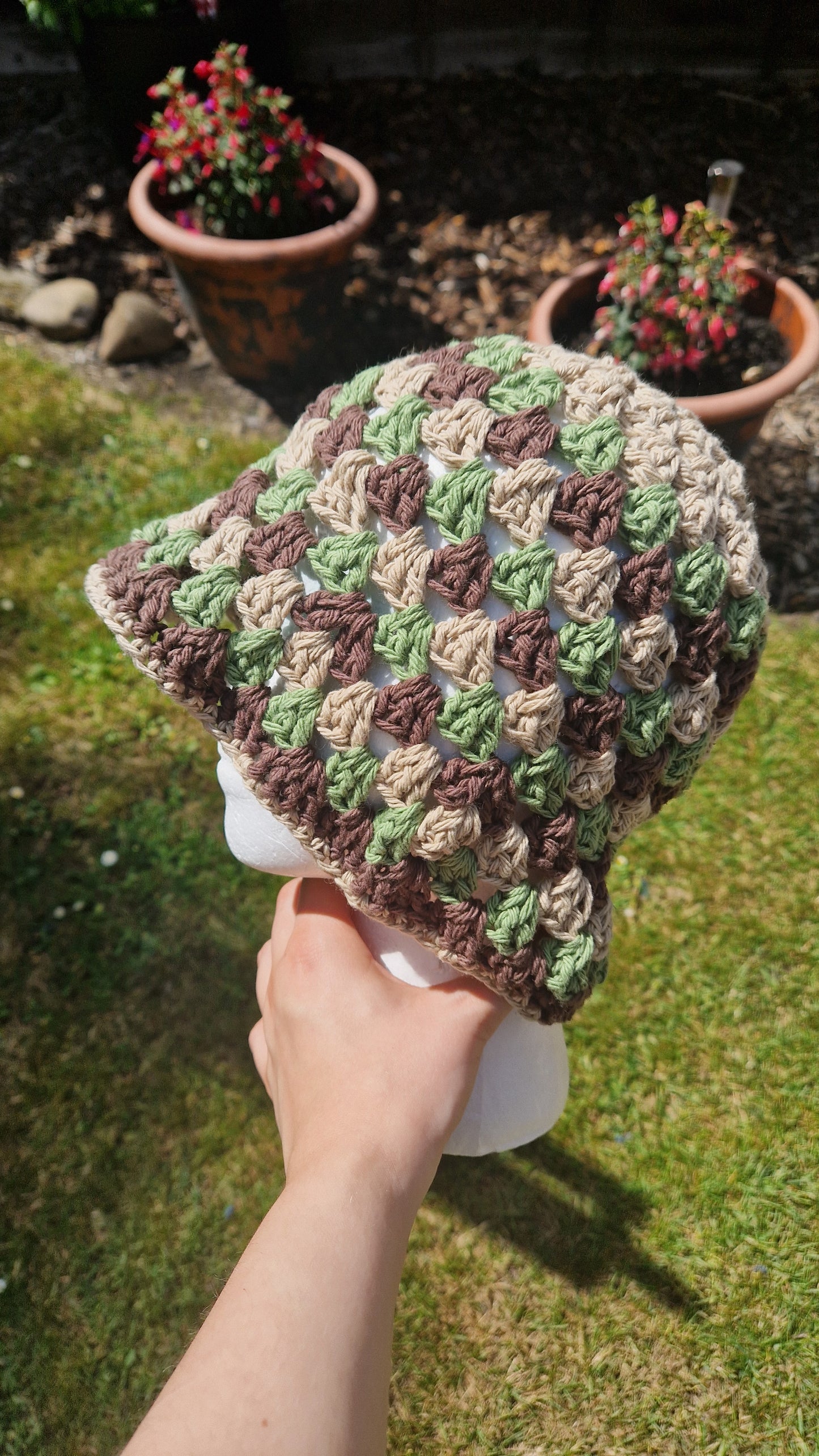 100% Cotton Crochet Summer Bucket Hat