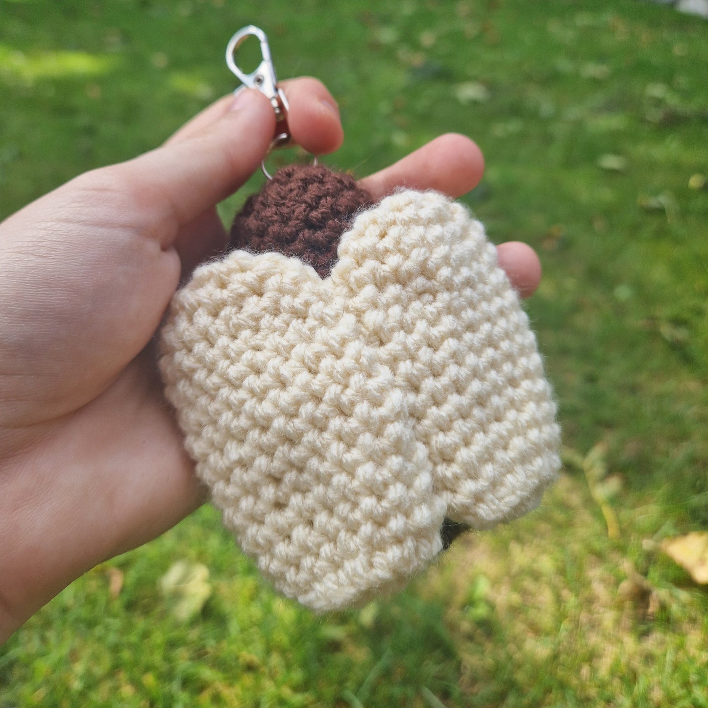 Crochet Hot Dog Carry Keyring Made For Sonny Angels