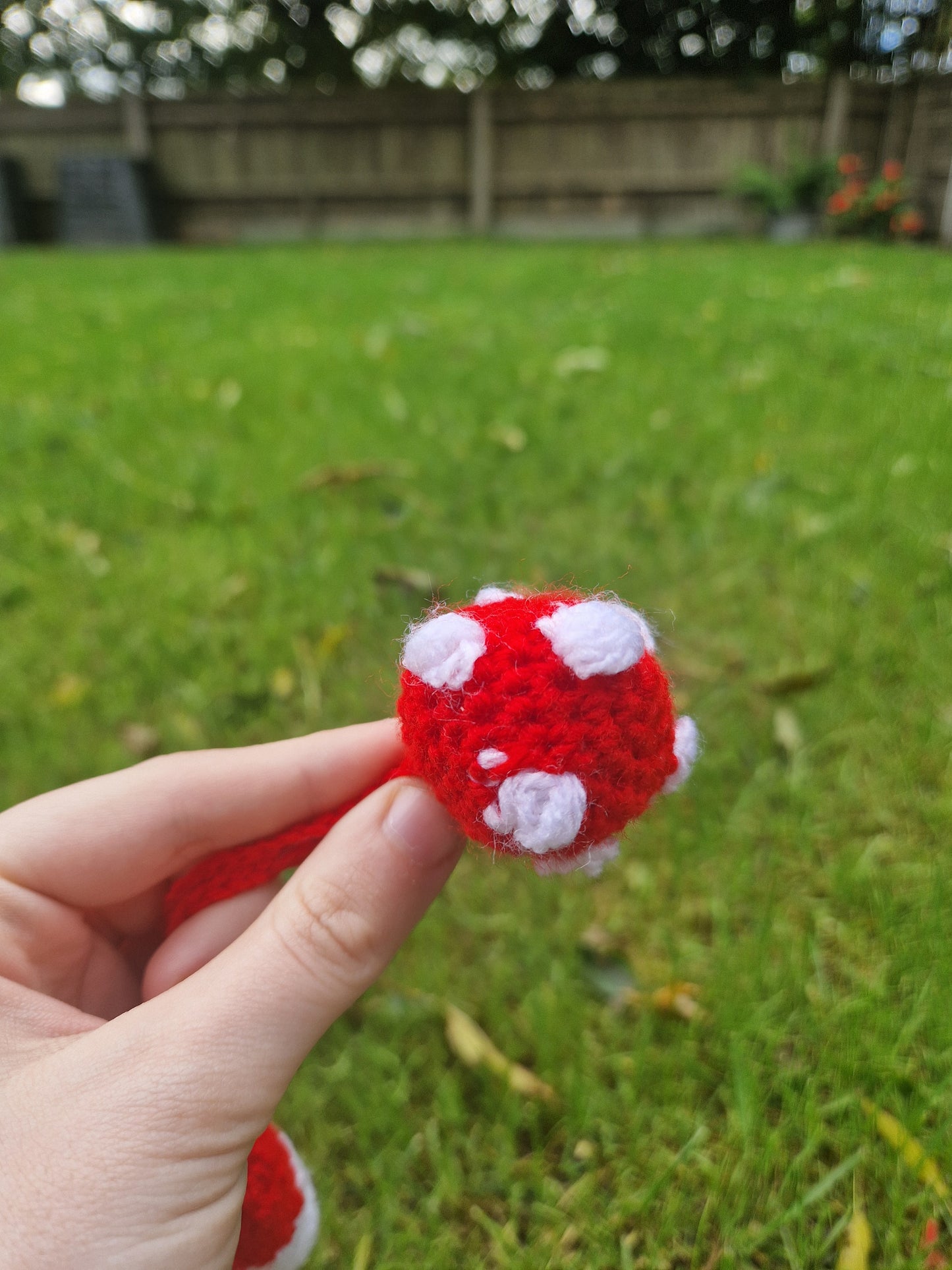 Red Mushroom Weapon Keyrings - Choose Your Perfect Weapon!