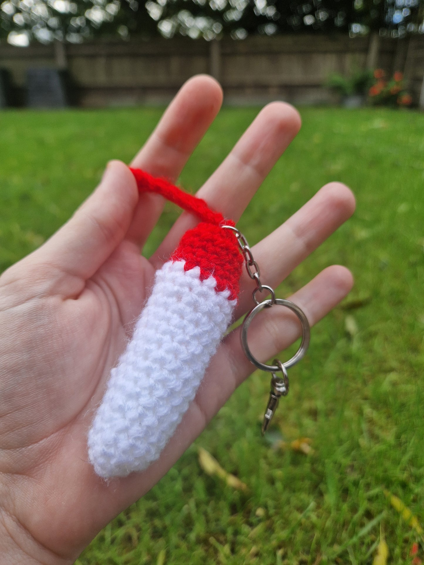 Red Mushroom Weapon Keyrings - Choose Your Perfect Weapon!