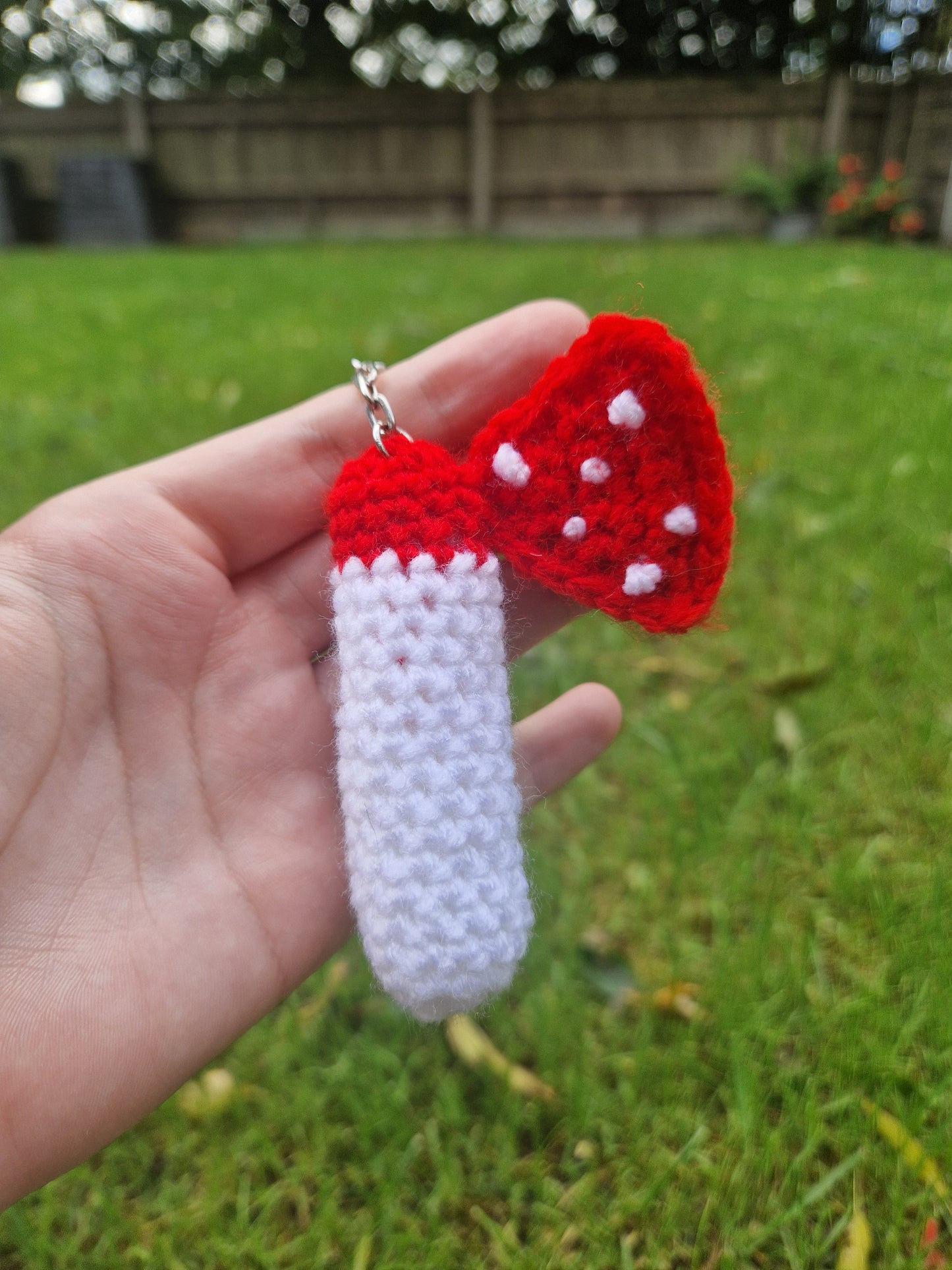 Red Mushroom Weapon Keyrings - Choose Your Perfect Weapon!