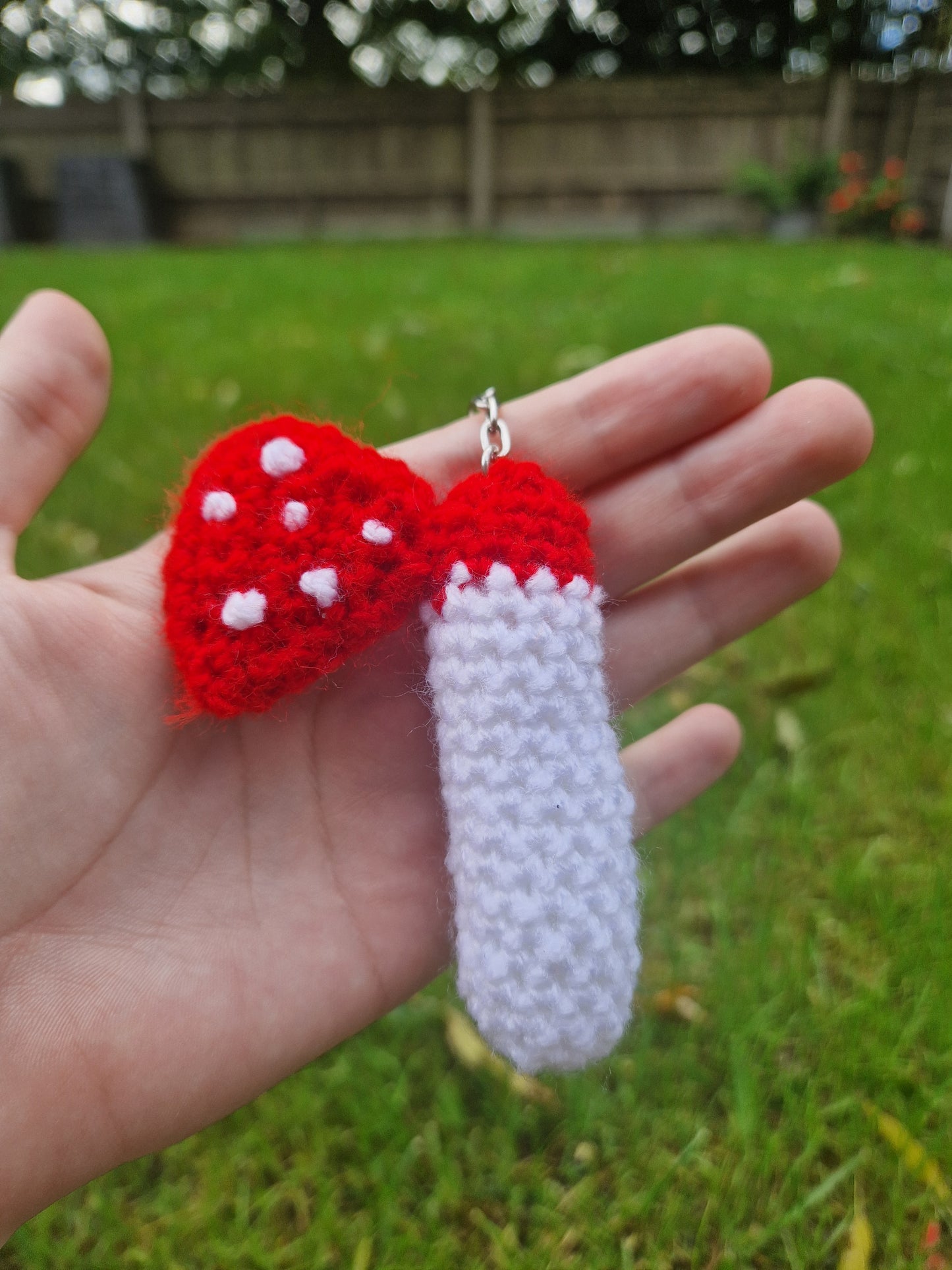 Red Mushroom Weapon Keyrings - Choose Your Perfect Weapon!