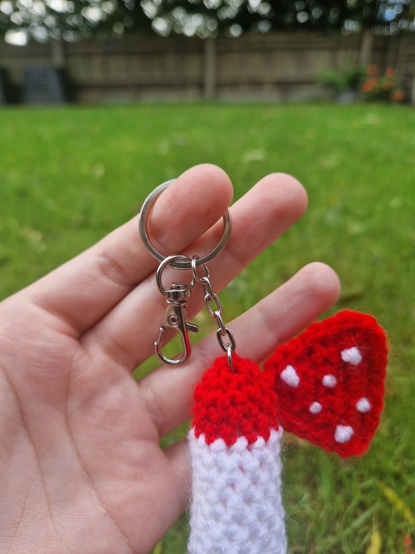 Red Mushroom Weapon Keyrings - Choose Your Perfect Weapon!