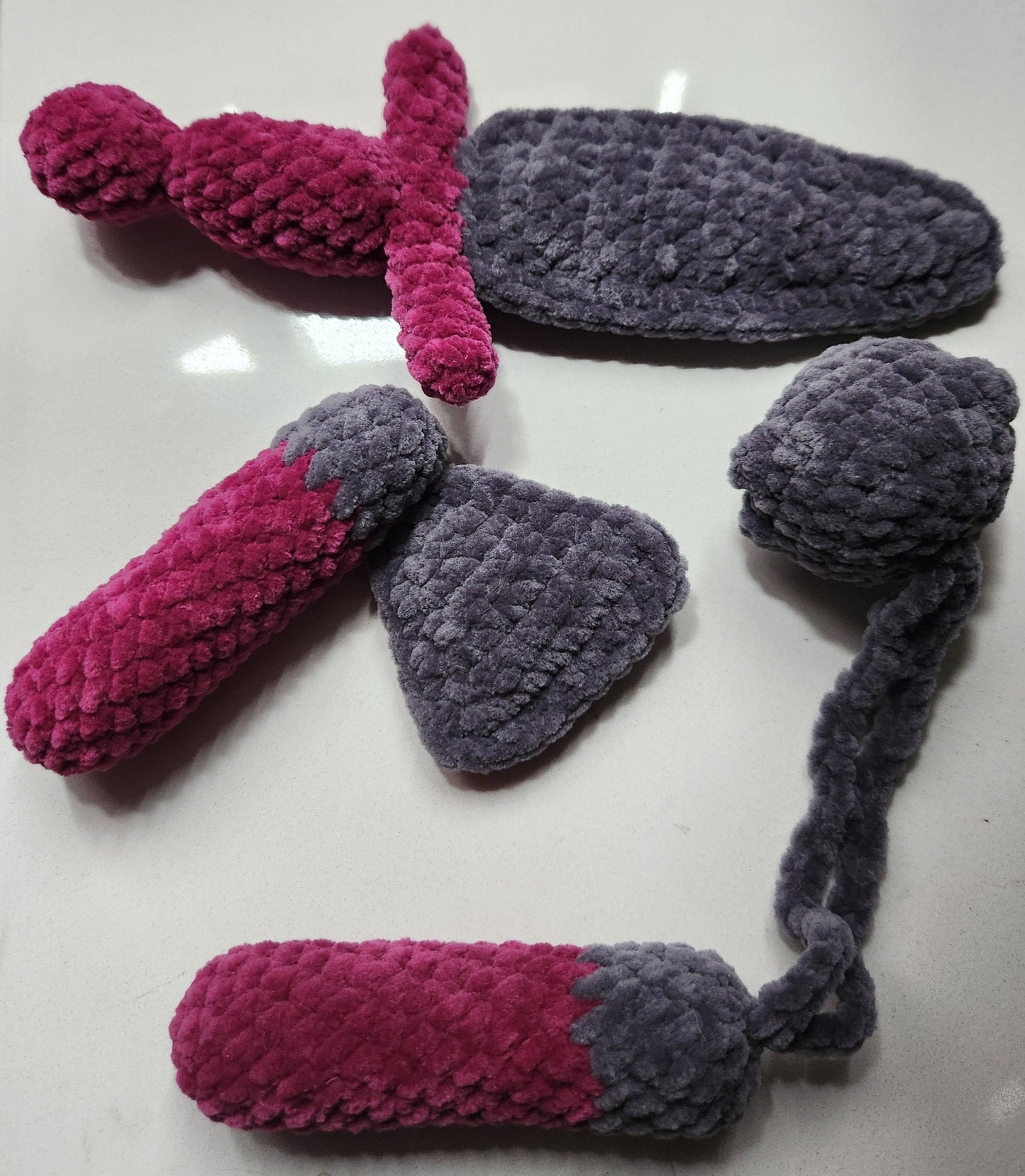 CROCHET PATTERN: CHOOSE YOUR PERFECT WEAPON Keyring