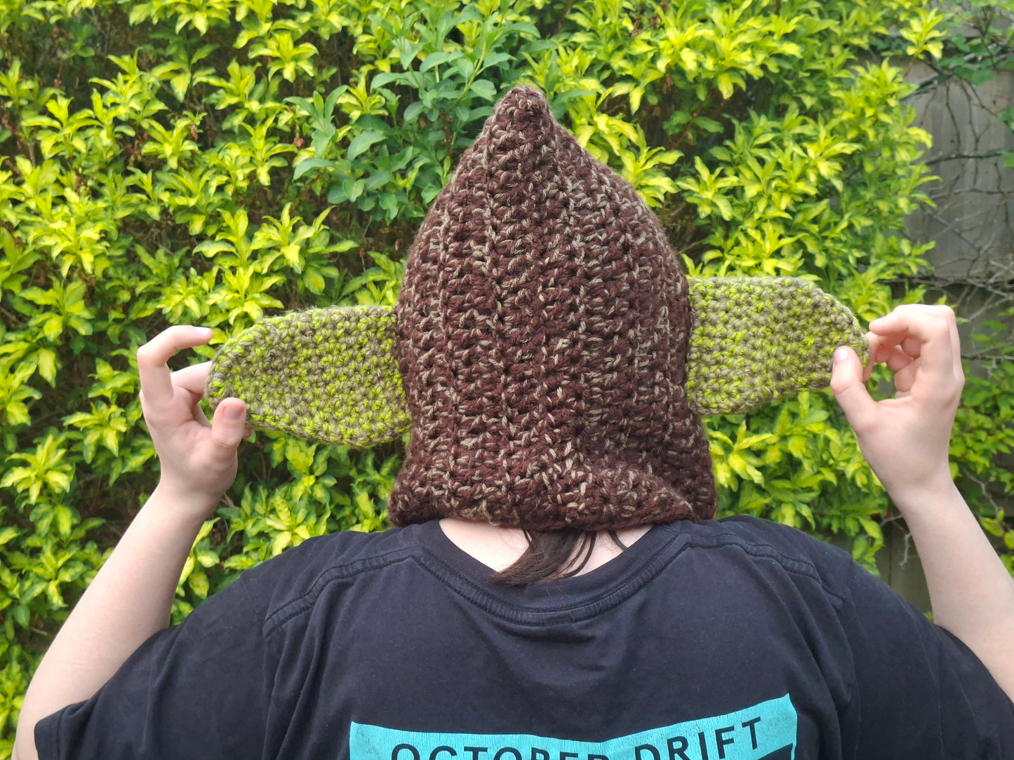 Crochet Goblin Ear Pointed Bonnet Hat