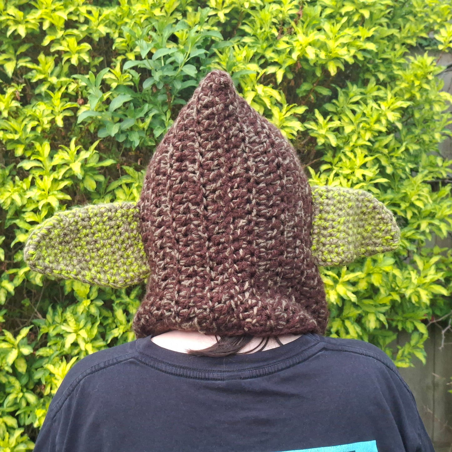 Crochet Goblin Ear Pointed Bonnet Hat
