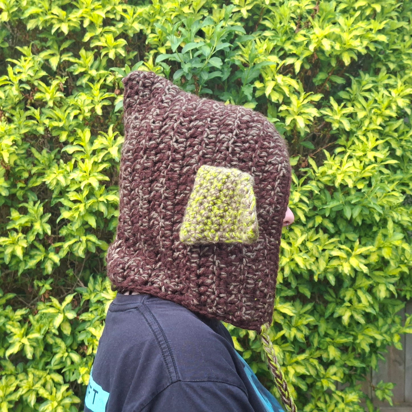 Crochet Goblin Ear Pointed Bonnet Hat