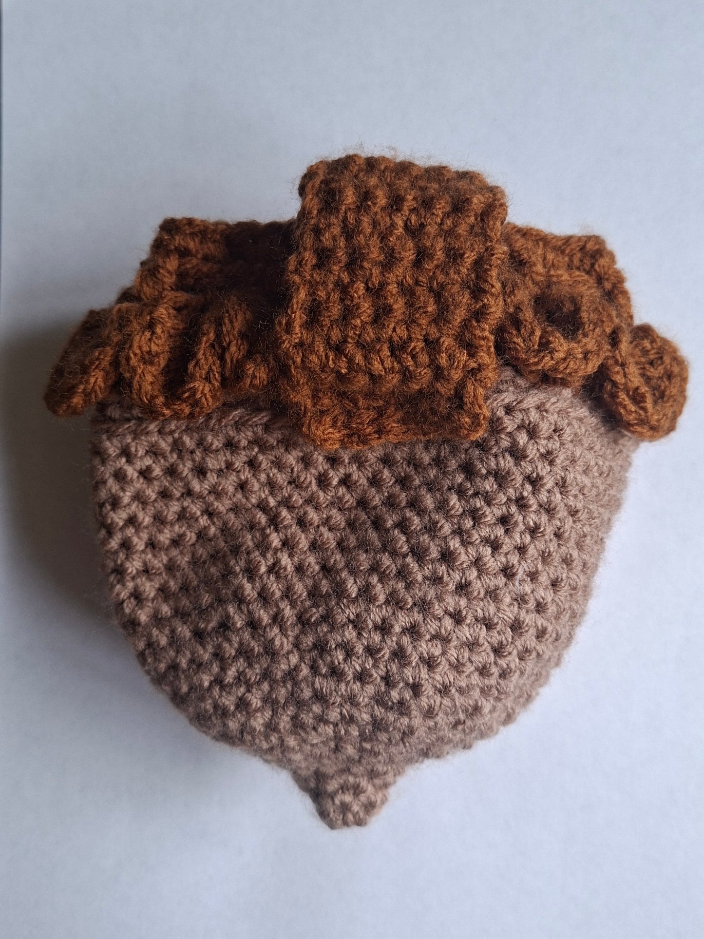Crochet Large Acorn Belt Pouch/Dicebag - Perfect for DND, Cosplay etc