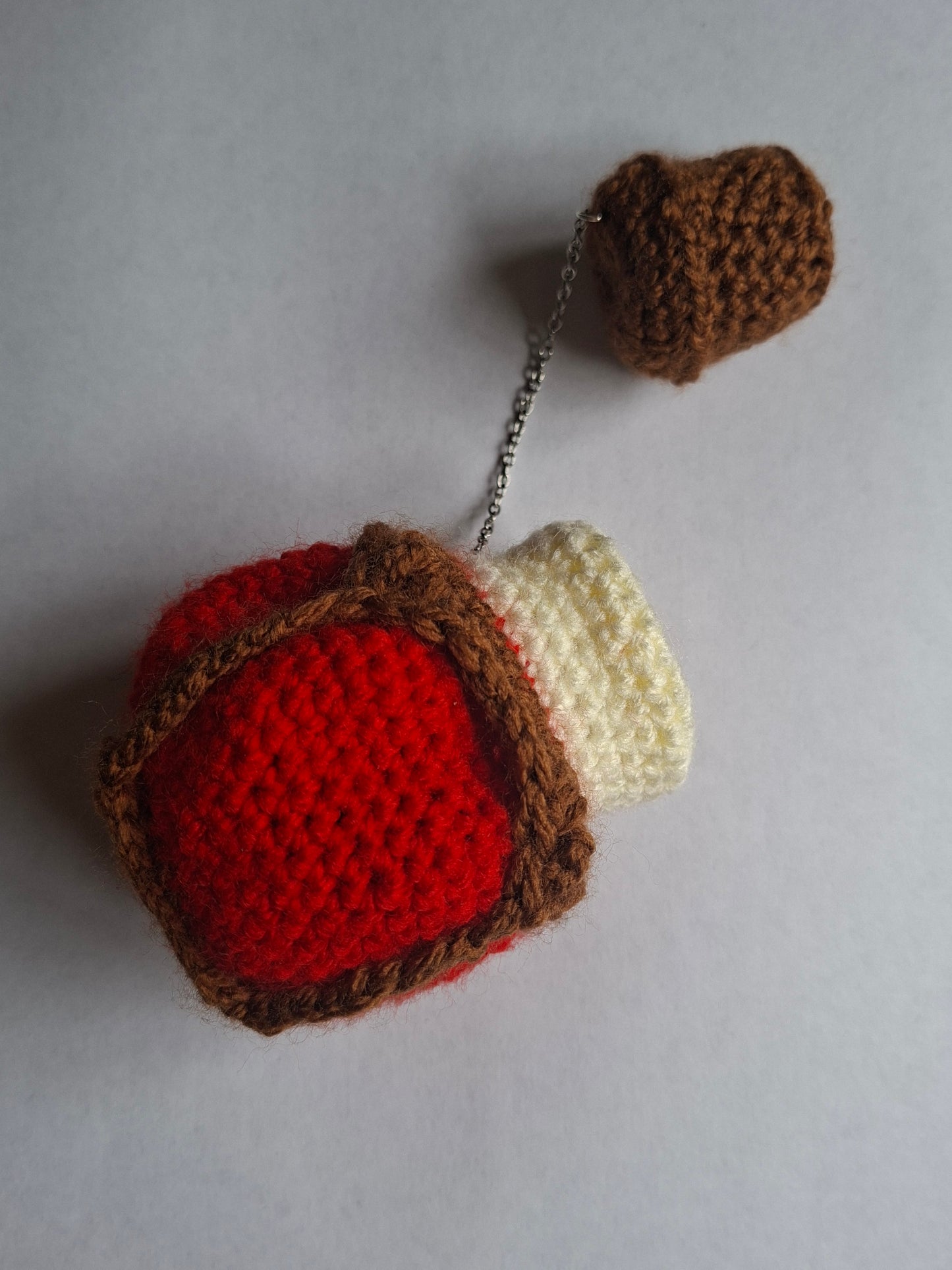 Crochet Red Health Potion Bottle Dice Bag/Pouch/Belt Bag - Perfect for DND, Cosplay etc