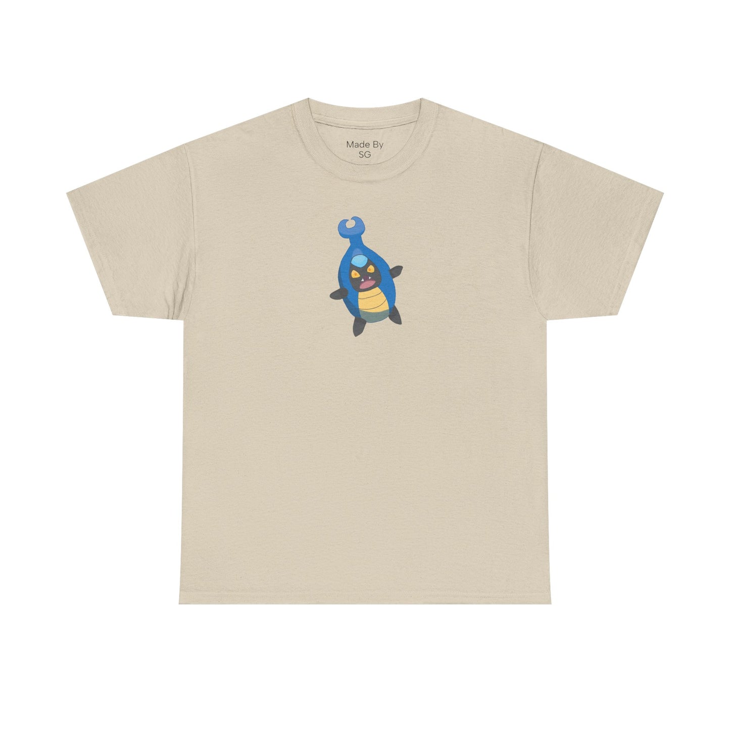 Cute Blue Beetle Bug Graphic Unisex Heavy Cotton Tee - Perfect for Bug Lovers