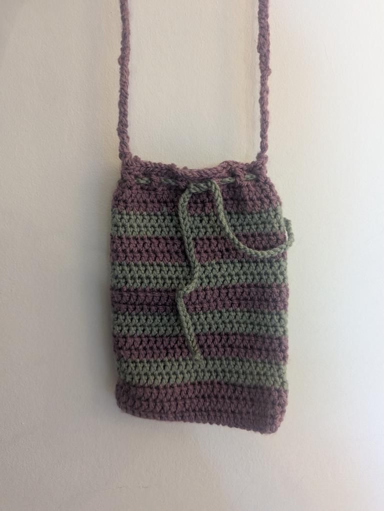 CROCHET PATTERN Small Beginner Friendly Festival Essentials Bag