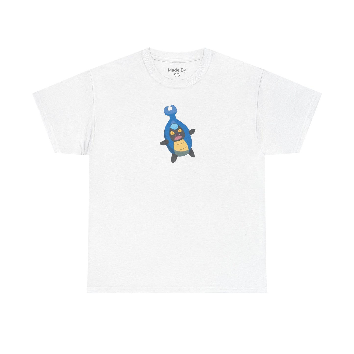 Cute Blue Beetle Bug Graphic Unisex Heavy Cotton Tee - Perfect for Bug Lovers