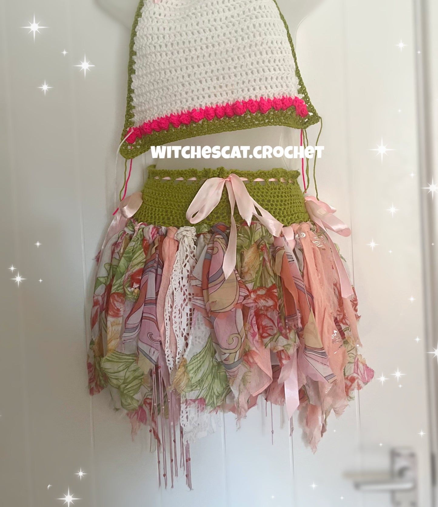 No Waste Fae Festival Skirt Crochet PATTERN