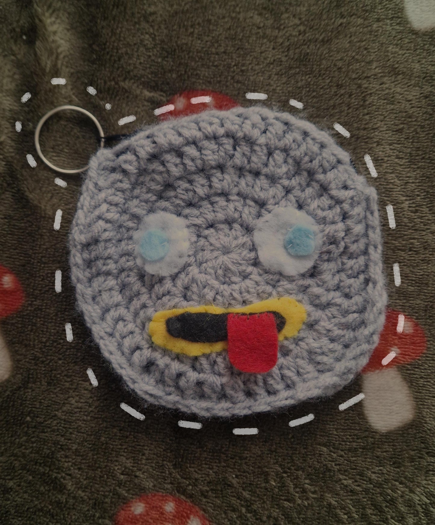 CROCHET PATTERN Crochet Rock Pouch/Coin Purse From Over The Garden Wall