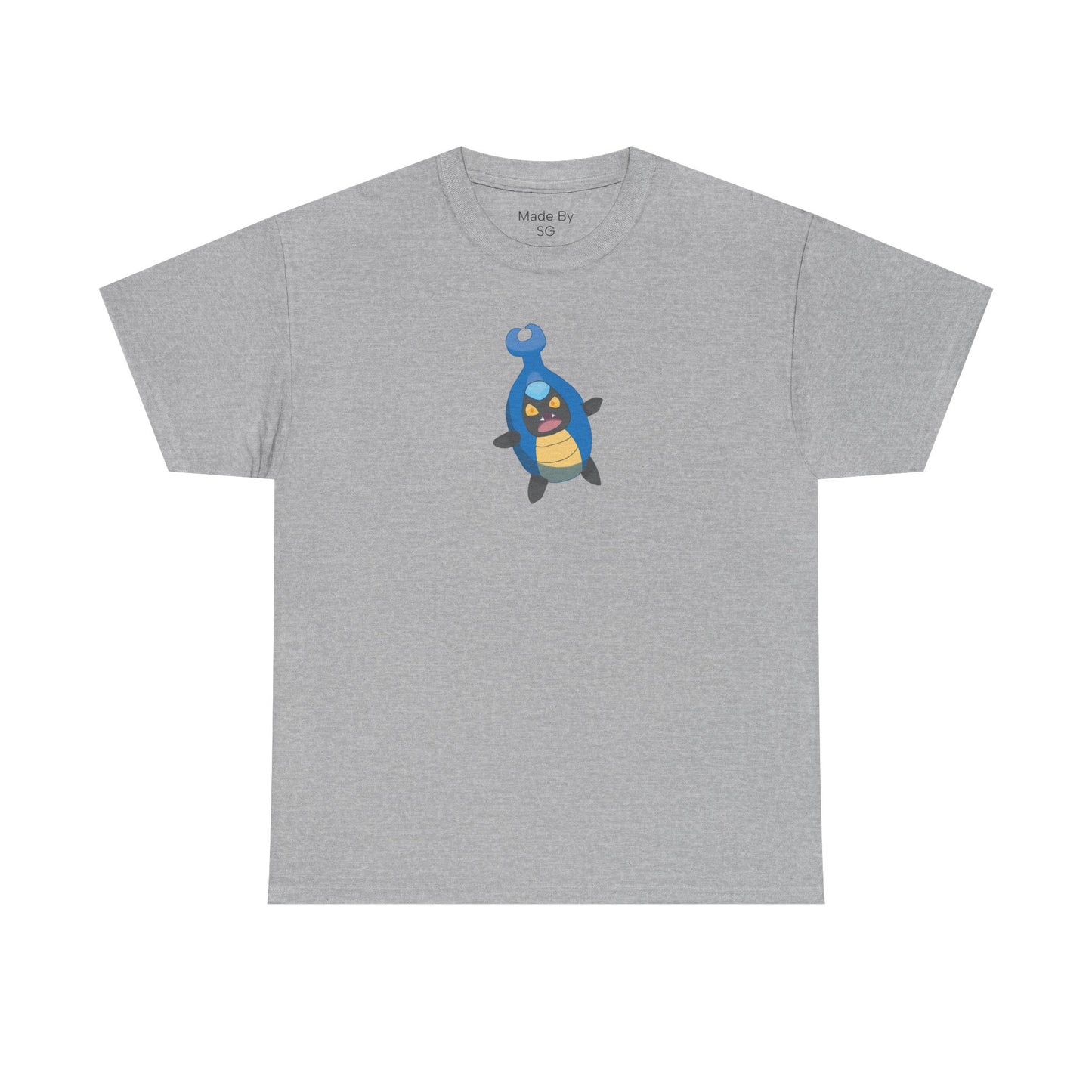 Cute Blue Beetle Bug Graphic Unisex Heavy Cotton Tee - Perfect for Bug Lovers