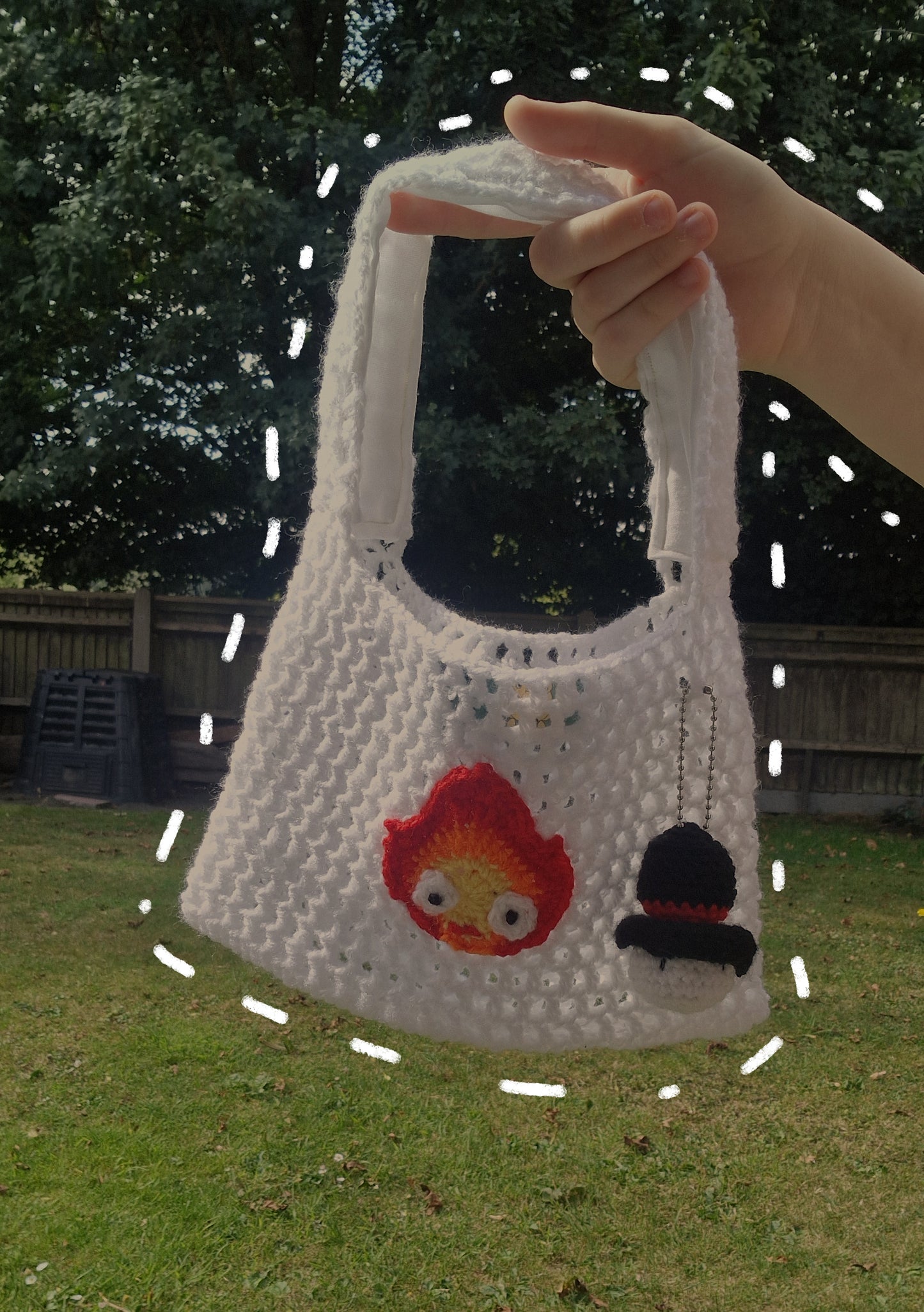 Howls Moving Castle Studio Ghibli Inspired Bag Fanart OOAK