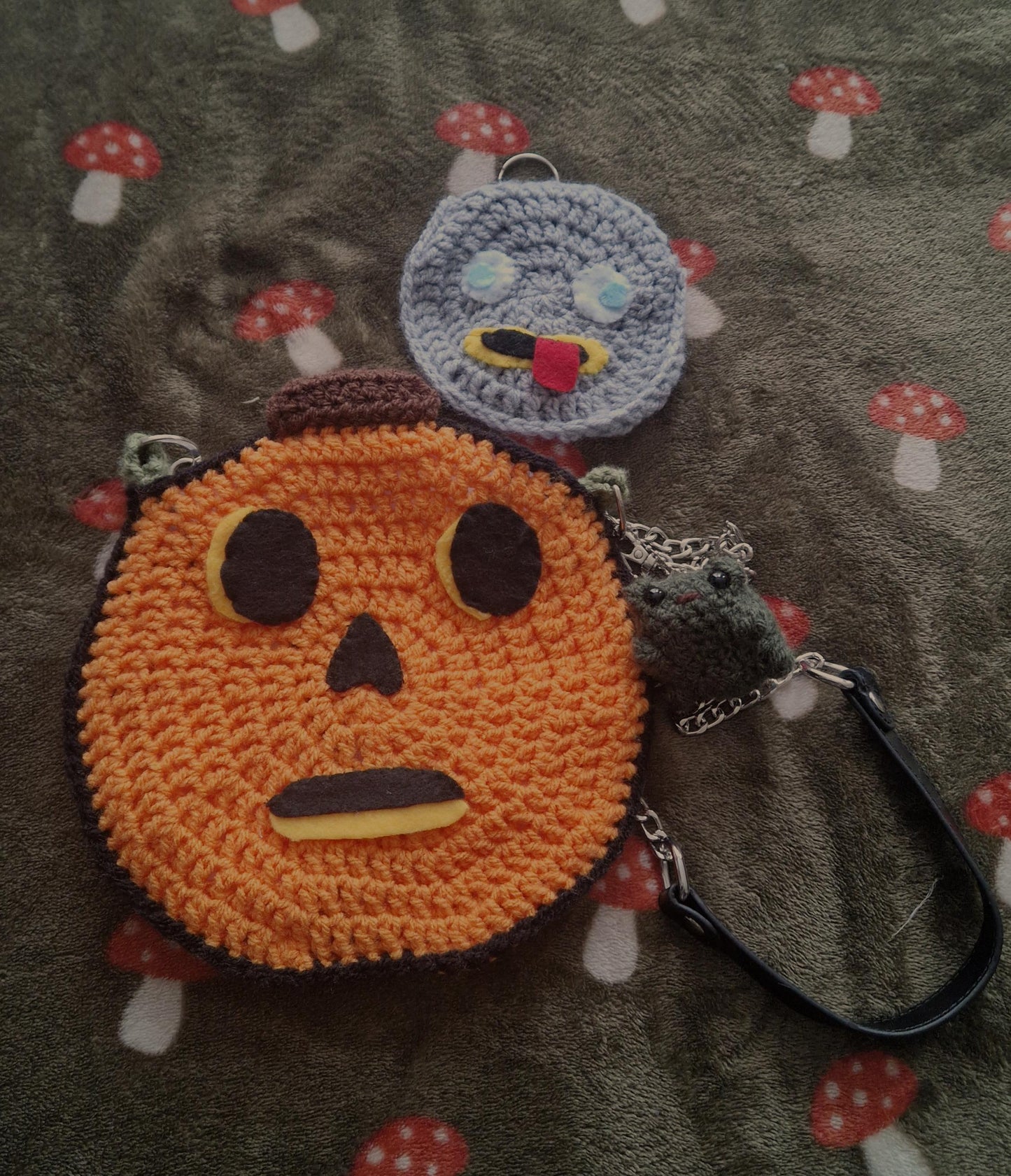 CROCHET PATTERN Crochet Rock Pouch/Coin Purse From Over The Garden Wall