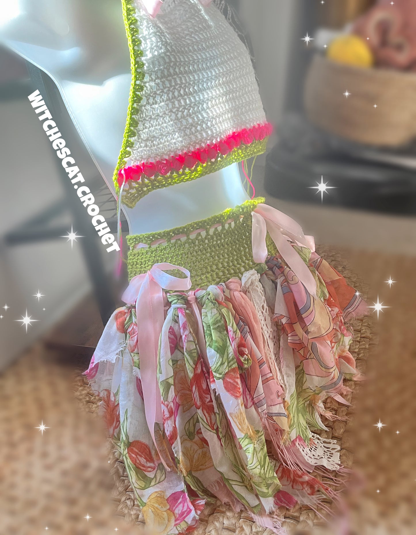 No Waste Fae Festival Skirt Crochet PATTERN