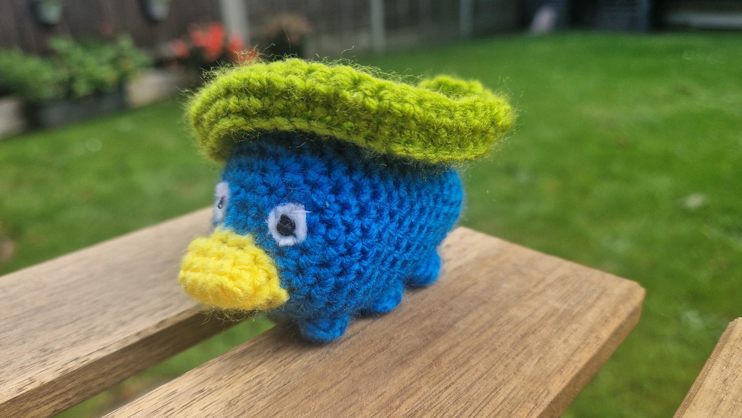 CROCHET PATTERN Crochet Small  Lillypad Frog Animal Pattern Amigurumi