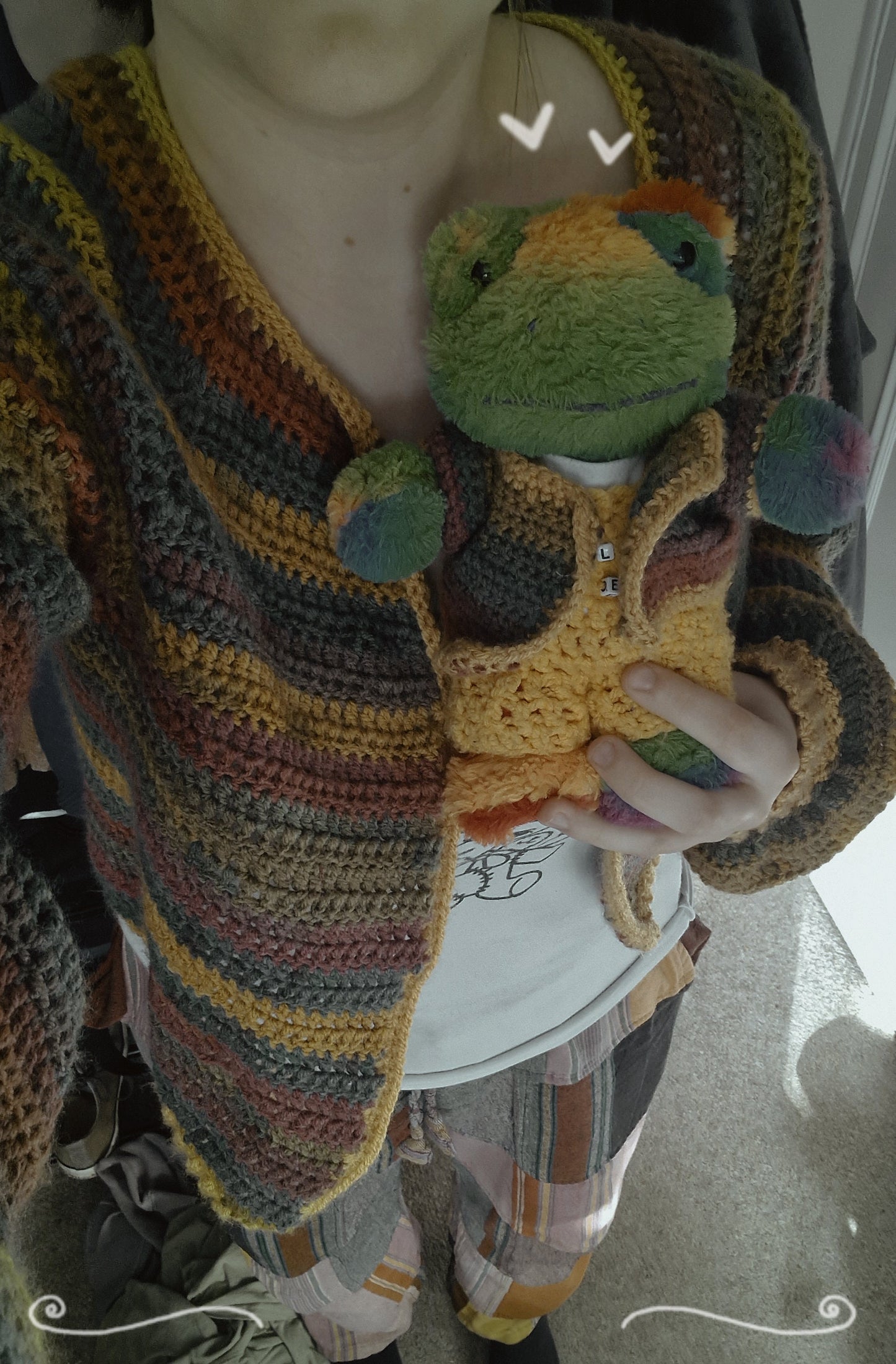 CROCHET PATTERN Crochet Smallfry Build a Bear frog sized Cardigan