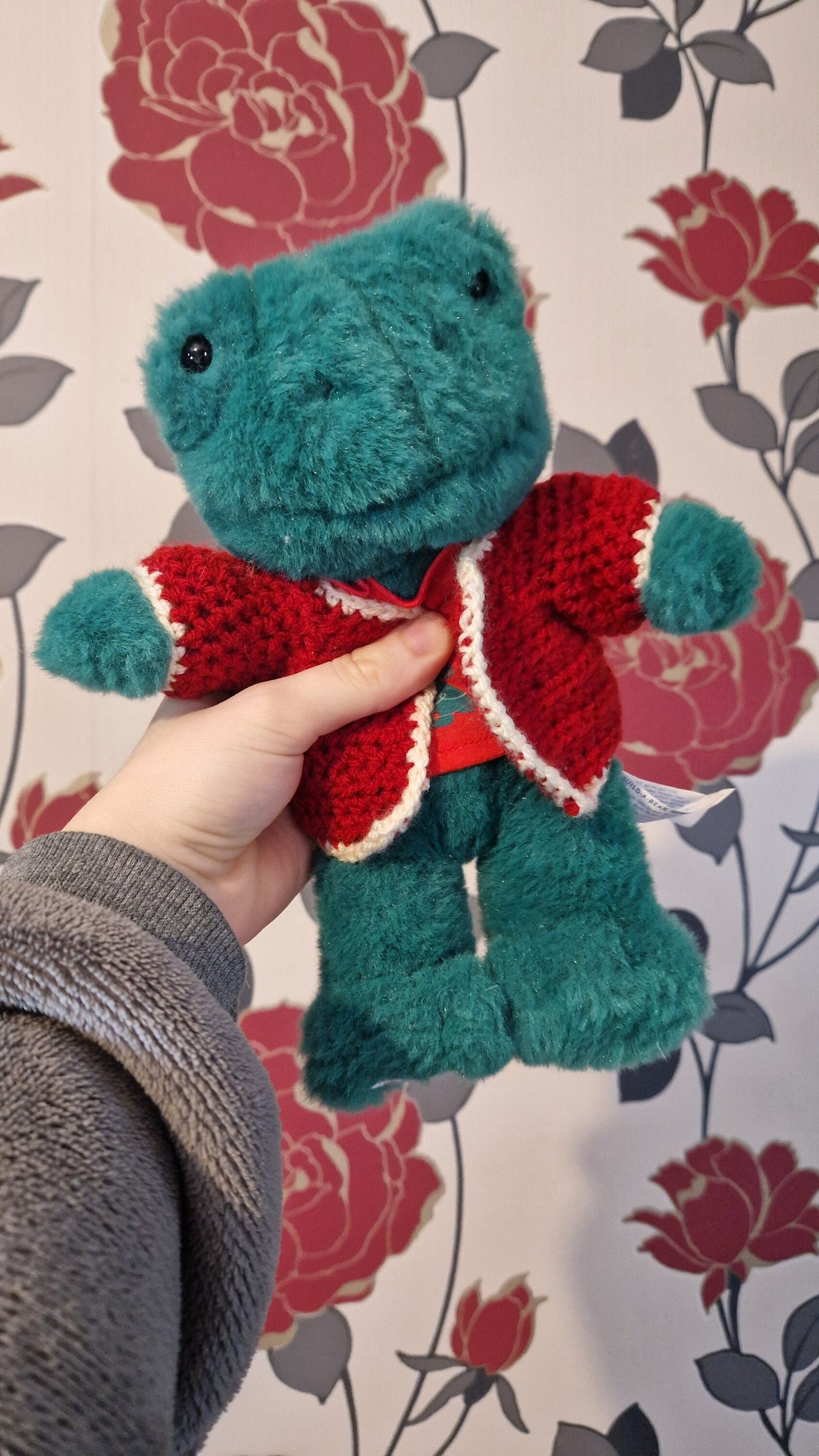 CROCHET PATTERN Crochet Smallfry Build a Bear frog sized Cardigan