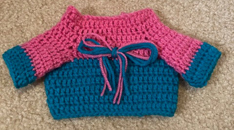 CROCHET PATTERN For A Build A Bear Plushie Sweater V1
