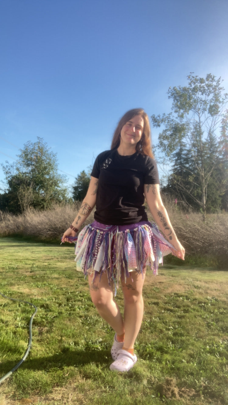 No Waste Fae Festival Skirt Crochet PATTERN