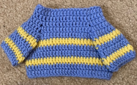 CROCHET PATTERN For A Build A Bear Plushie Sweater V1