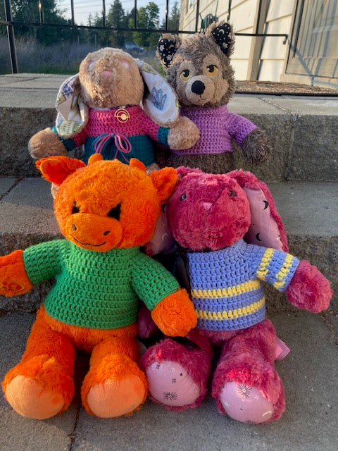 CROCHET PATTERN For A Build A Bear Plushie Sweater V1